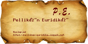 Pellikán Euridiké névjegykártya